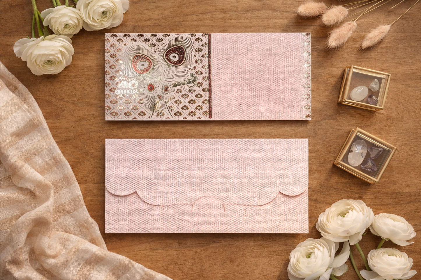 Luxury Gold Foil Shagun Envelope for Wedding & Gifting | Designer Money Envelope
