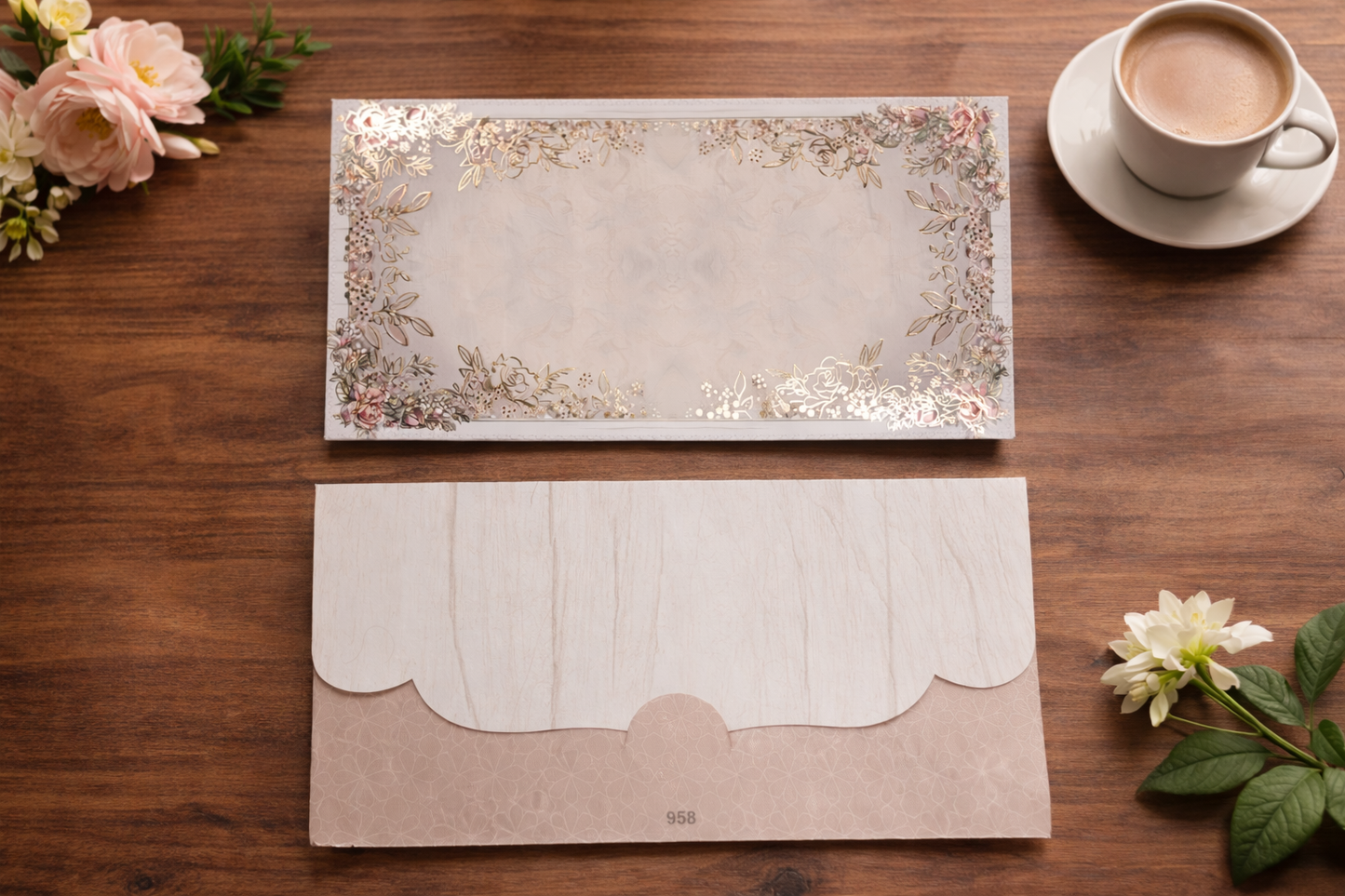 Luxury Gold Foil Shagun Envelope for Wedding & Gifting | Designer Money Envelope