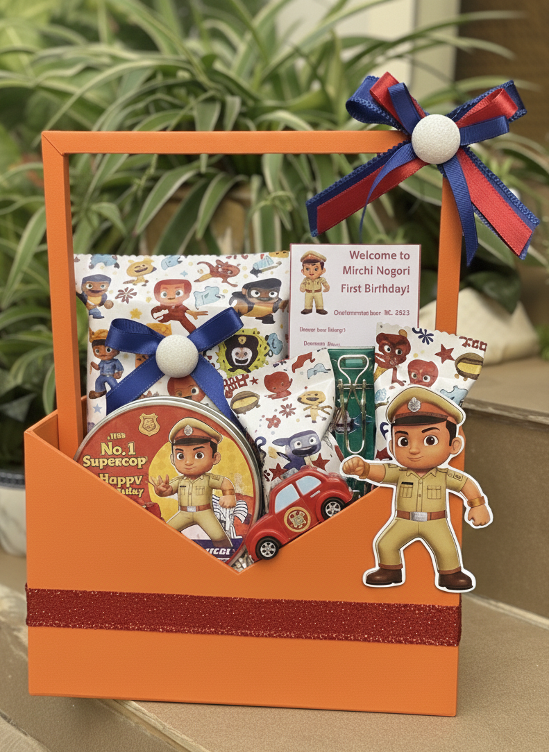 Little Singham "No. 1 Supercop" Personalized Birthday Gift Hamper