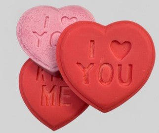 Heart Shape Candle of Love – Set of 3 (7 × 7 × 2.5 cm)