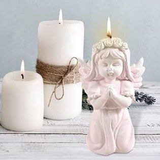 Pray Angel Girl Shape Decorative Candle – 4 × 5.5 × 9.5 cm