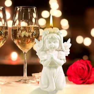 Pray Angel Girl Shape Decorative Candle – 4 × 5.5 × 9.5 cm